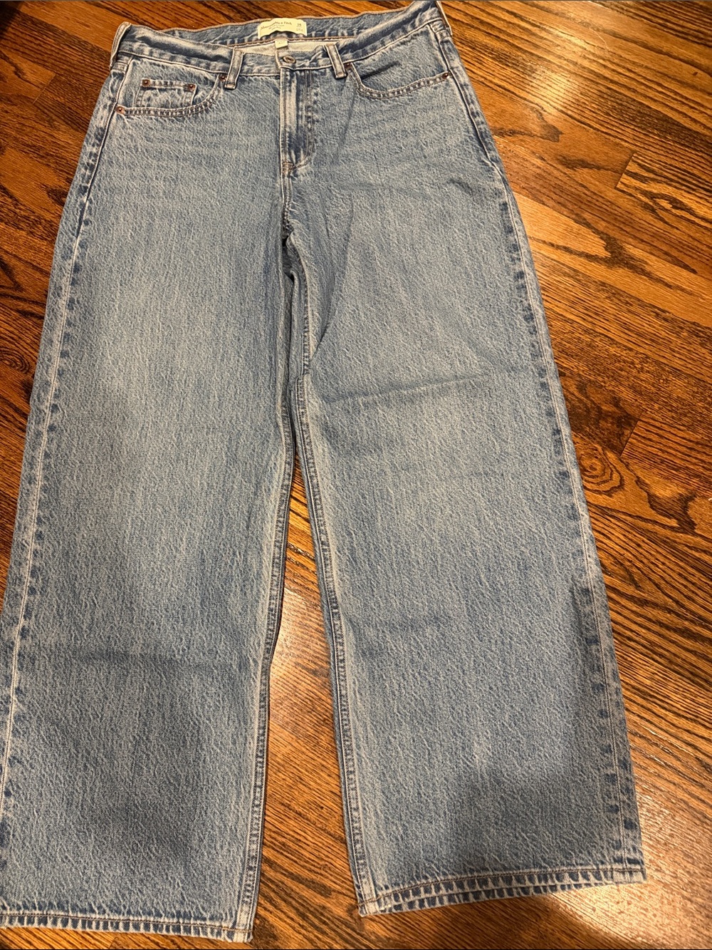 Abercrombie & Fitch the ultra loose low rise curve love jeans